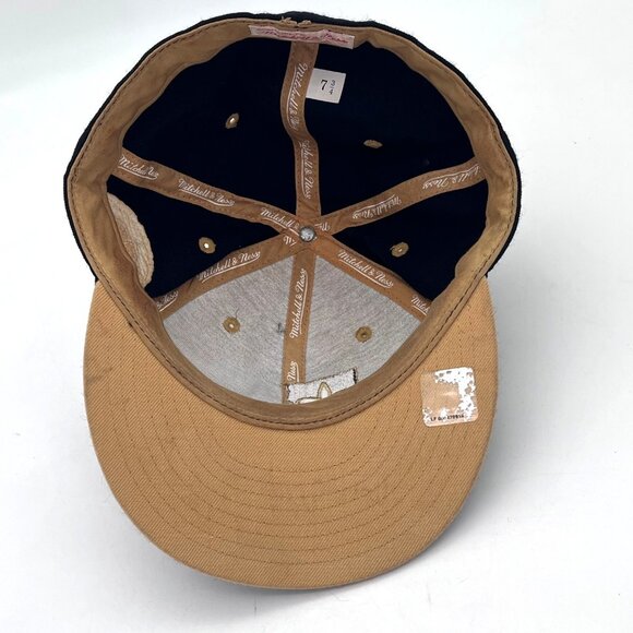 Vintage Mitchell & Ness New Orleans Saints Fitted Cap 7 3/4 Black 25th Ann 1991 - Picture 16 of 16